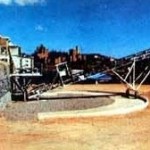 Moagem de materiais inertes em bacia de captação